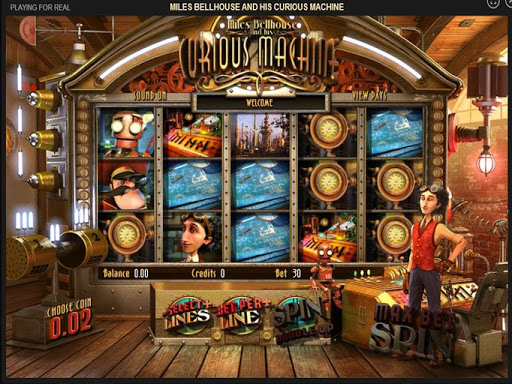 Слоты «Miles Bellhouse and His Curious Machine» на официальном сайте казино Дрифт